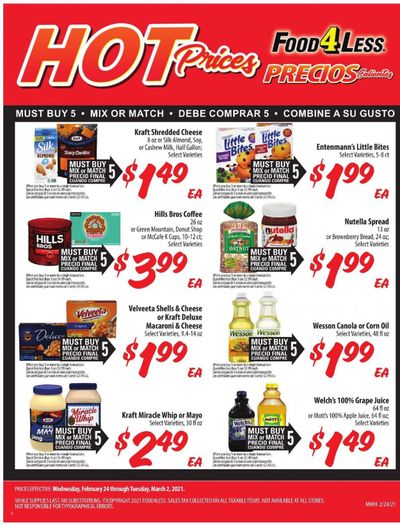 Food 4 Less (IN) Weekly Ad Flyer February 24 to March 2