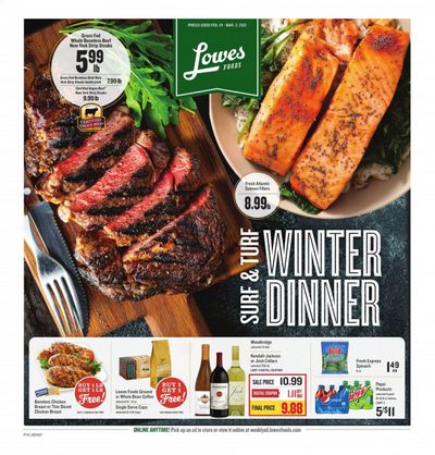 Lowes Foods Weekly Ad Flyer February 24 to March 2