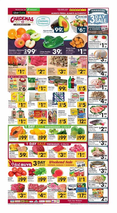 Cardenas (CA, NV) Weekly Ad Flyer February 24 to March 2