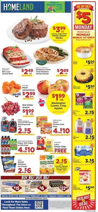 Homeland (OK, TX) Weekly Ad Flyer February 24 to March 2