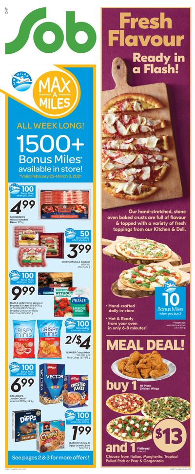 Sobeys (ON) Flyer February 25 to March 3