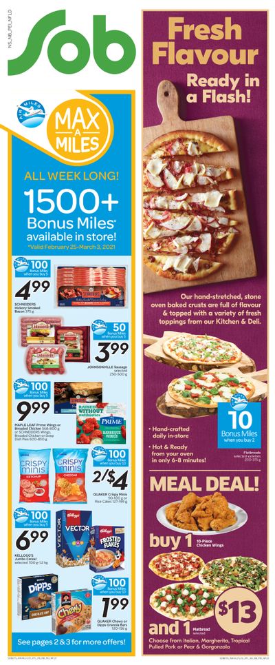 Sobeys (Atlantic) Flyer February 25 to March 3