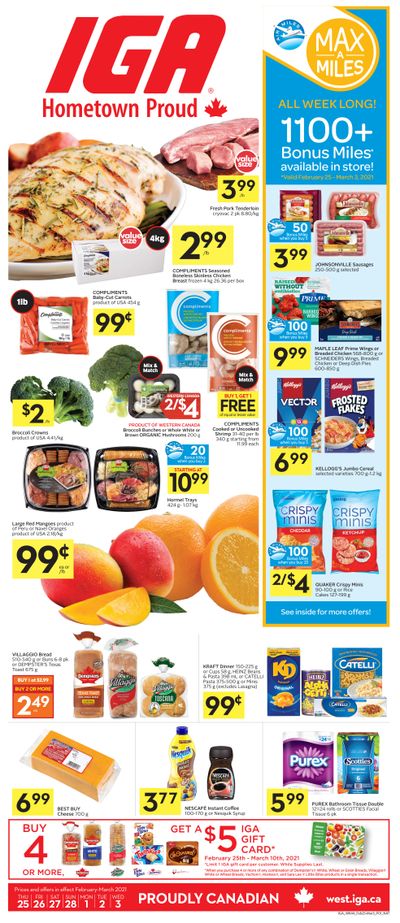 IGA (AB & BC) Flyer February 25 to March 3