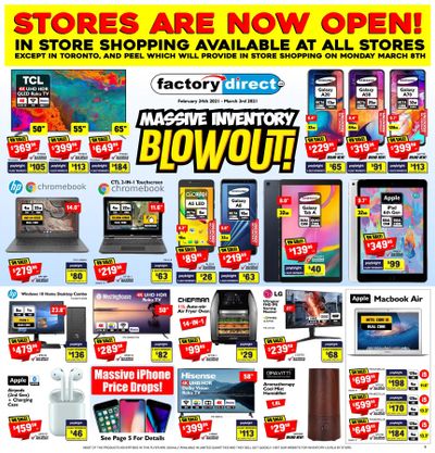 Factory Direct Flyer February 24 to March 3