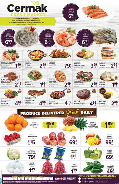 Cermak Fresh Market (WI) Weekly Ad Flyer February 24 to March 2, 2021