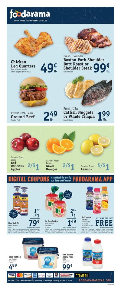 Foodarama Weekly Ad Flyer February 24 to March 2, 2021