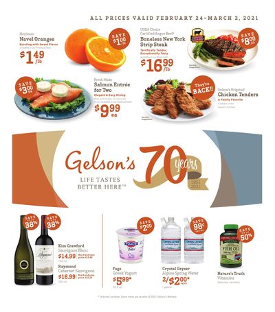 Gelson's Weekly Ad Flyer February 24 to March 2, 2021