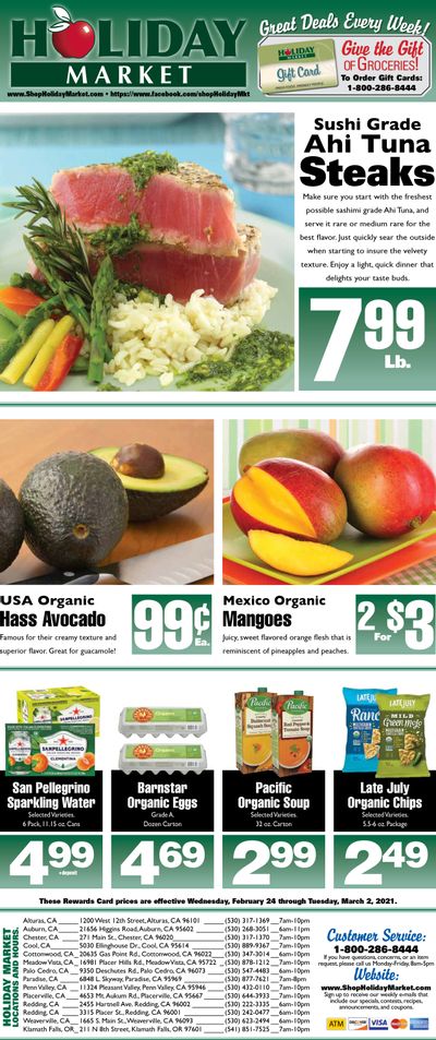 Holiday Market Weekly Ad Flyer February 24 to March 2, 2021