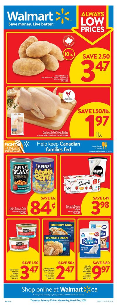 Walmart (West) Flyer February 25 to March 3 Walmart (West) Flyer February 25 to March 3