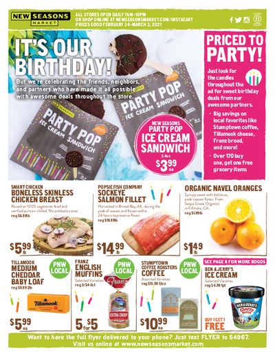 New Seasons Market (OR) Weekly Ad Flyer February 24 to March 2, 2021