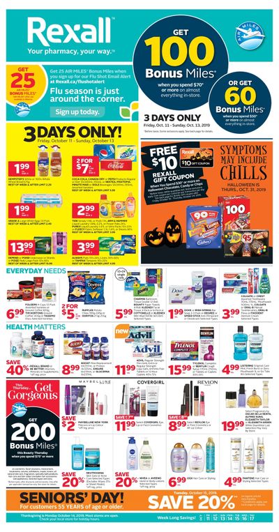 Rexall (ON) Flyer October 11 to 17