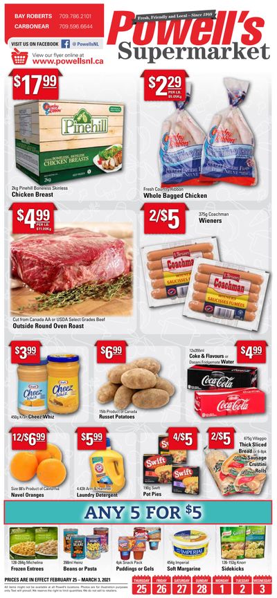Powell's Supermarket Flyer February 25 to March 3