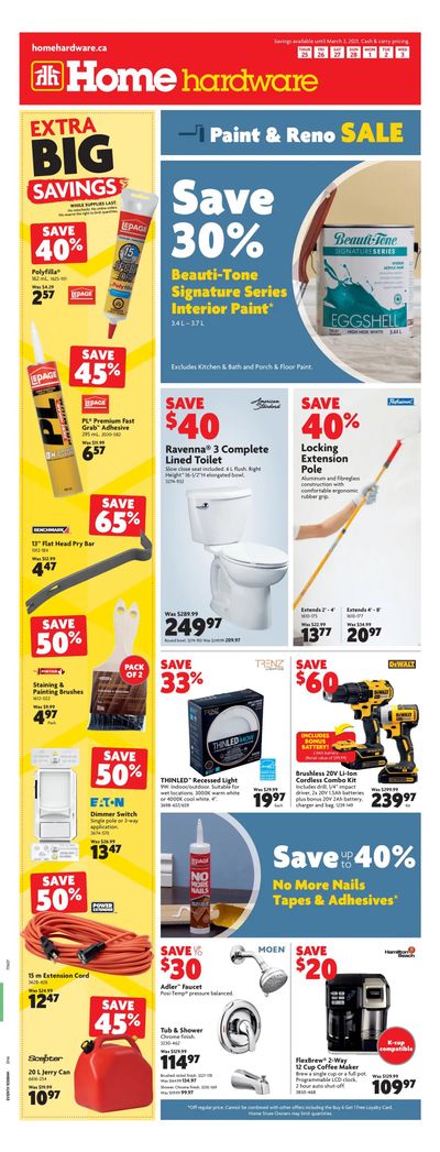 Home Hardware (ON) Flyer February 25 to March 3