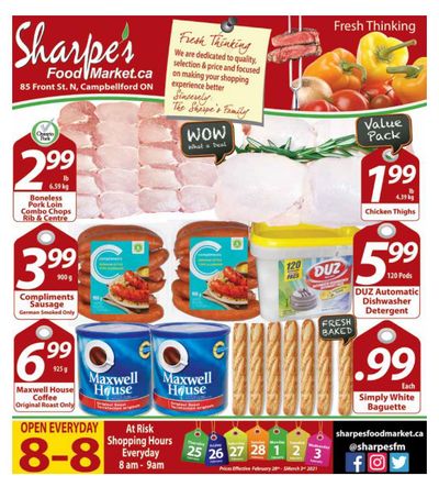 Sharpe's Food Market Flyer February 25 to March 3