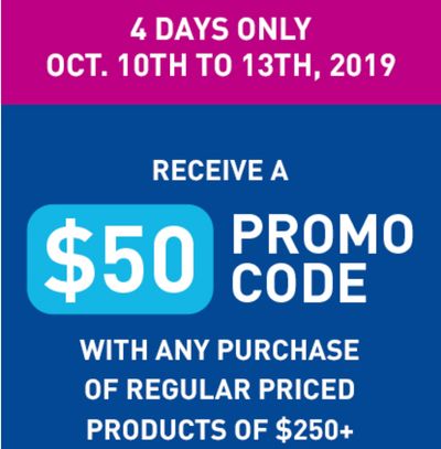 Lowe’s Canada Weekly Sale: Get a $50 Promo Code with $250 Purchase + Canadian Black Friday! Save up to 50% off on Select Items