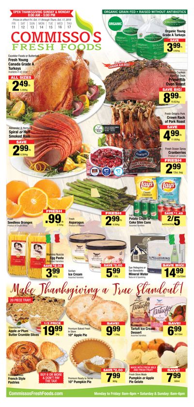 Commisso's Fresh Foods Flyer October 11 to 17