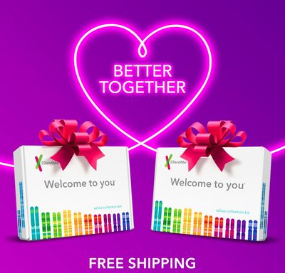 23andMe Canada Valentine’s Offer: FREE Shipping on DNA Kits