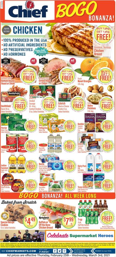 Chief Weekly Ad Flyer February 25 to March 3, 2021
