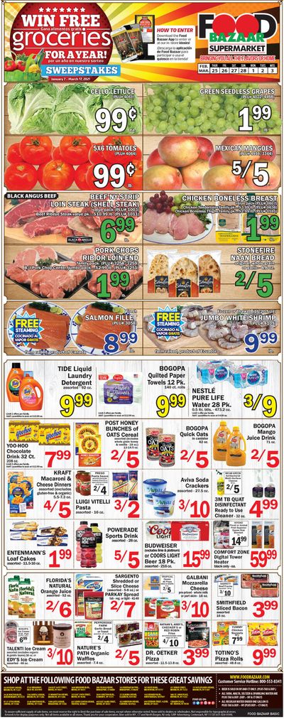 Food Bazaar Supermarket Weekly Ad Flyer February 25 to March 3, 2021