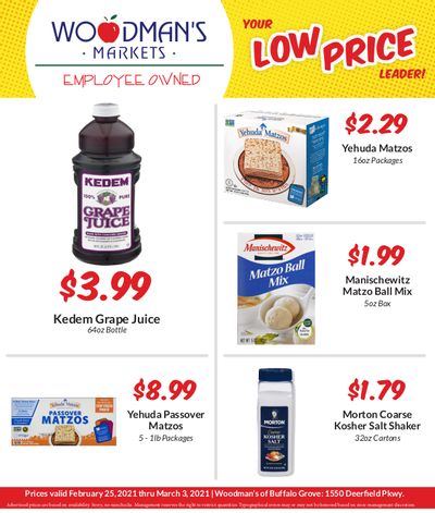 Woodman's Market (IL) Weekly Ad Flyer February 25 to March 3, 2021