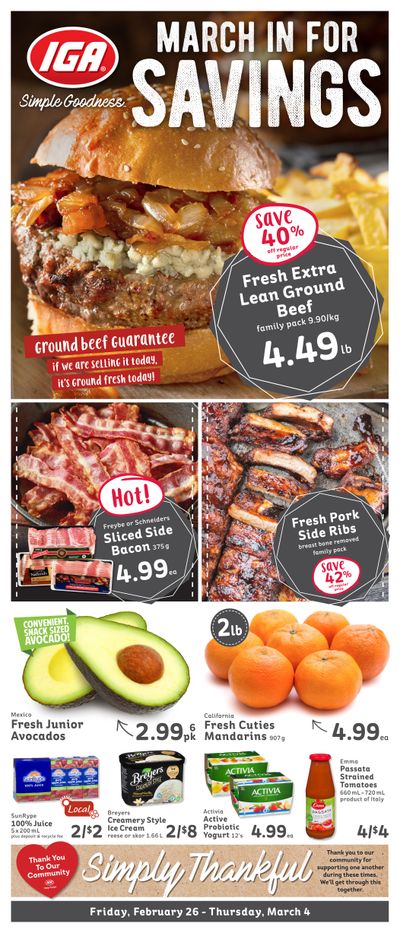 IGA Stores of BC Flyer February 26 to March 4
