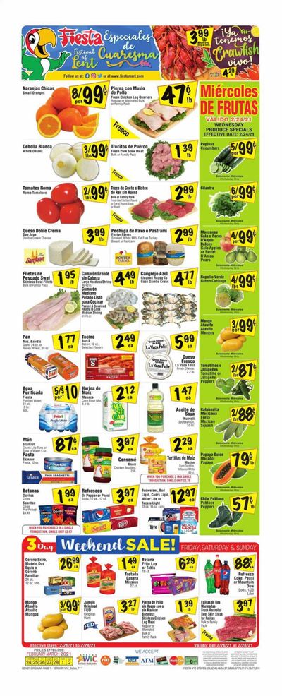 Fiesta Mart (TX) Weekly Ad Flyer February 24 to March 2