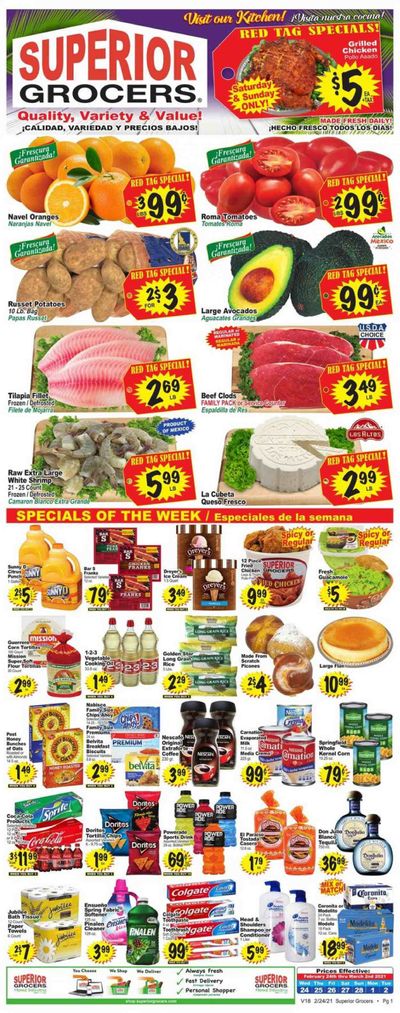 Superior Grocers Weekly Ad Flyer February 24 to March 2