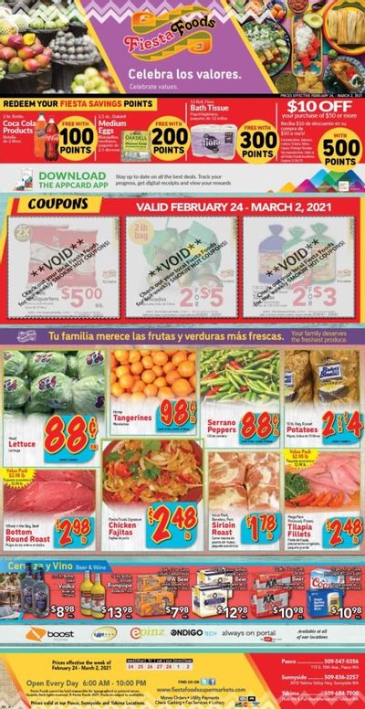 Fiesta Foods SuperMarkets Weekly Ad Flyer February 24 to March 2