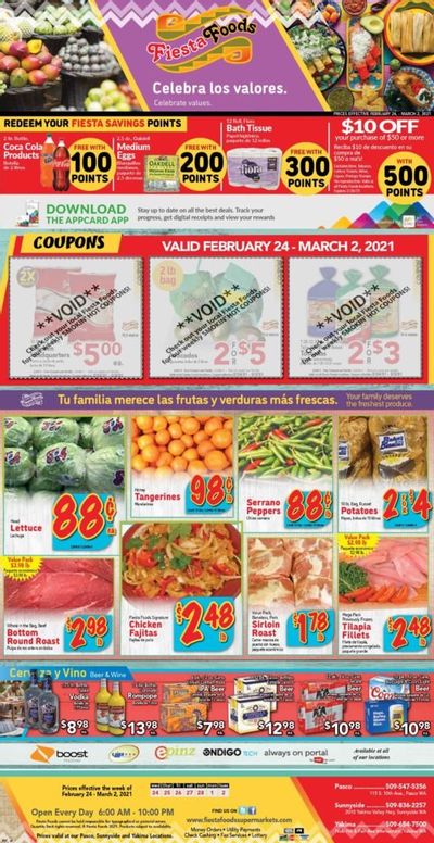 Fiesta Foods SuperMarkets Weekly Ad Flyer February 24 to March 2