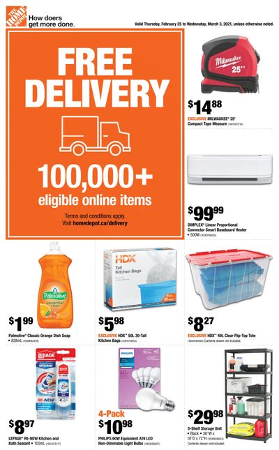 Home Depot (Atlantic) Flyer February 25 to March 3