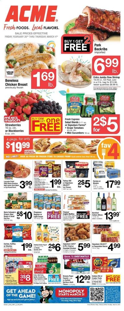 ACME Weekly Ad Flyer February 26 to March 4
