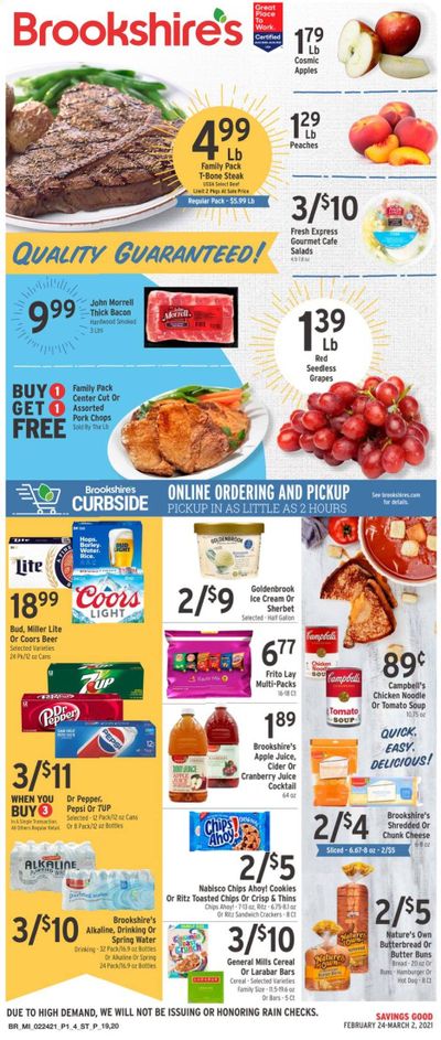 Brookshires Weekly Ad Flyer February 24 to March 2
