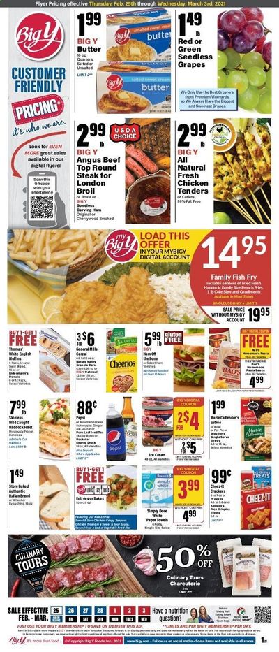 Big Y (MA) Weekly Ad Flyer February 25 to March 3