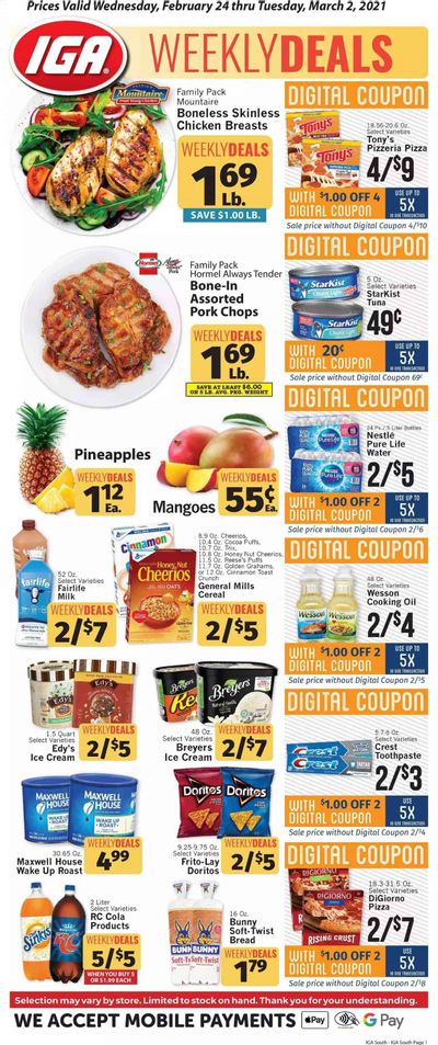 IGA Weekly Ad Flyer February 24 to March 2
