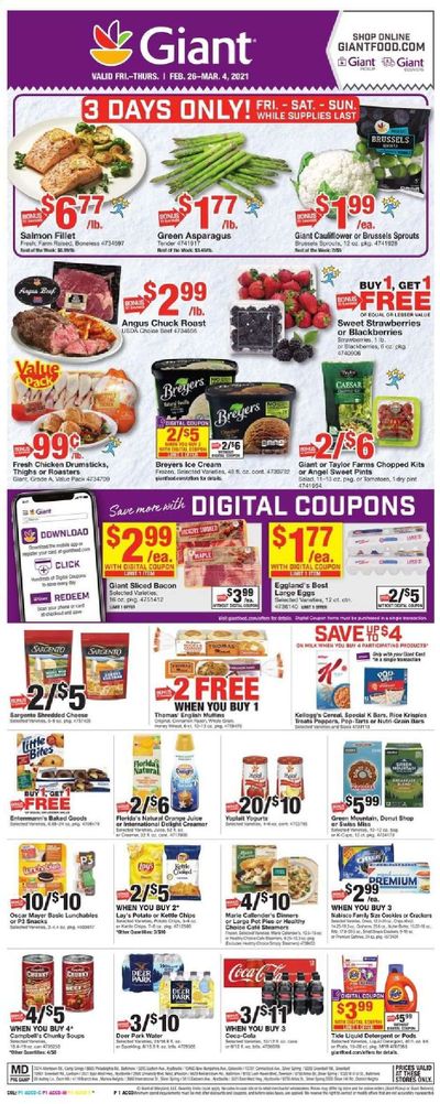 Giant Food Weekly Ad Flyer February 26 to March 4
