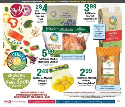 Big Y (MA) Weekly Ad Flyer February 25 to March 24