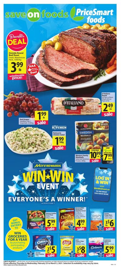 PriceSmart Foods Flyer February 25 to March 3