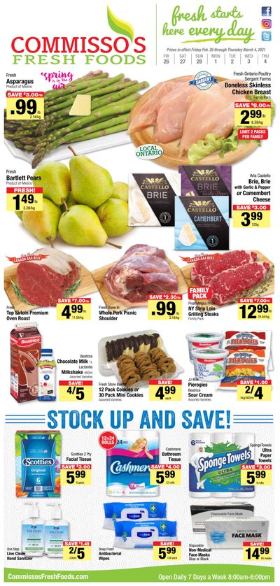Commisso's Fresh Foods Flyer February 26 to March 4