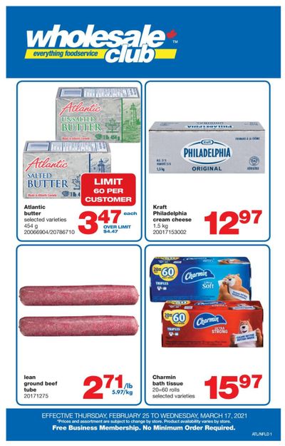 Wholesale Club (Atlantic) Flyer February 25 to March 17