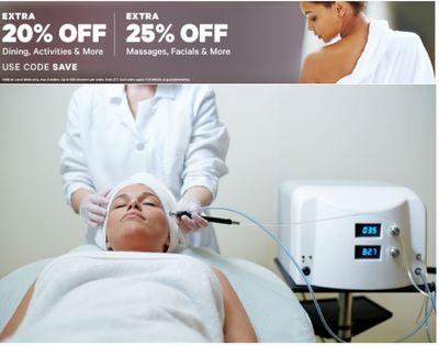 Groupon Canada Deals: Save an EXTRA 25% off Massages, Facials & More With Coupon Code