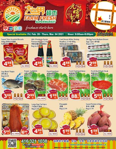 Farm Fresh Supermarket Flyer February 26 to March 4