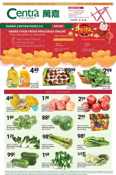 Centra Foods (Barrie) Flyer February 26 to March 4