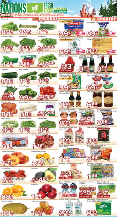 Nations Fresh Foods (Hamilton) Flyer February 26 to March 4