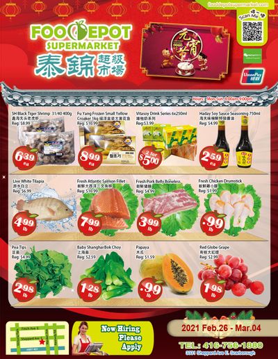 Food Depot Supermarket Flyer February 26 to March 4