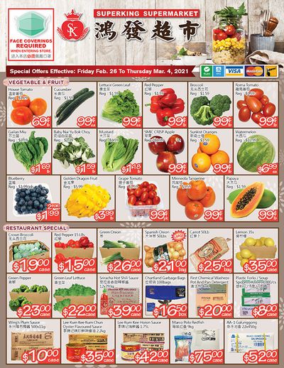 Superking Supermarket (North York) Flyer February 26 to March 4