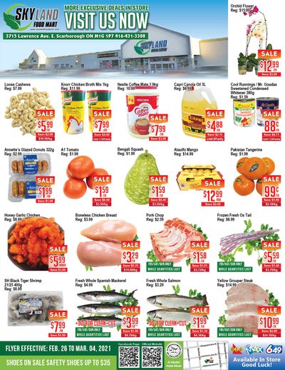 Skyland Food Mart Flyer February 26 to March 4