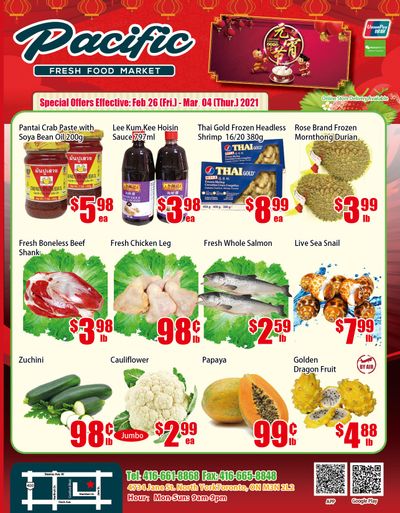 Pacific Fresh Food Market (North York) Flyer February 26 to March 4