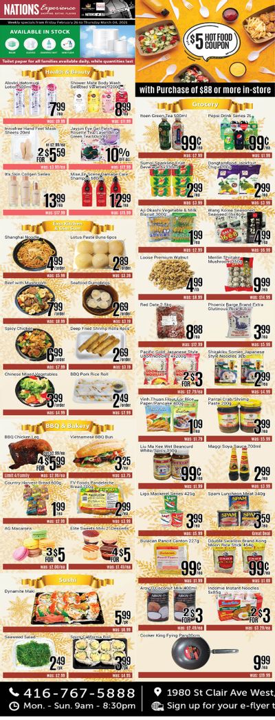 Nations Fresh Foods (Toronto) Flyer February 26 to March 4