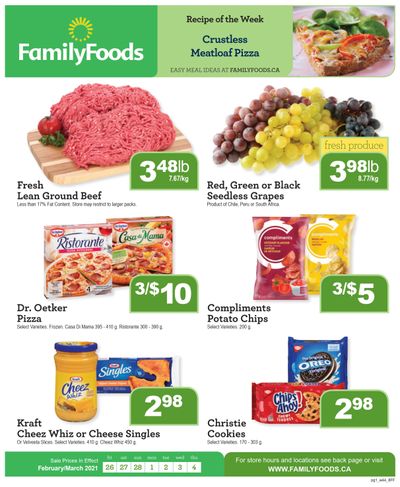 Family Foods Flyer February 26 to March 4