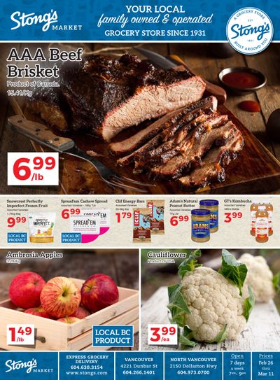 Stong's Market Flyer February 26 to March 11